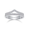 Crown Diamond Ring Luxury And Stylish Moissanite Silver Ring