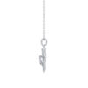 Heart To Heart Interlocking Luxury Fashion Diamond Pendant Necklace Set With Mosan Diamond Silver Ornaments