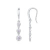 Classic Multi-diamond Set Moissanite Silver Earrings Luxury Fashion Diamond Earrings Stud Earrings