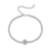 The Bridge Of Magpies Luxury Fashion Mosan Diamond Silver Jewelry Comparable To Natural Diamond Bracelet