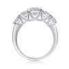 Luxury Fashion Diamond Rings Lots Of Moissanite Silver Rings