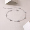 Smart Bubble Luxury Fashion Mossan Diamond S925 Silver Bracelet Comparable To Natural Diamonds
