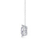 Afternoon Rose Luxury Fashion Diamond Pendant Necklace Set With Mosan Diamond Silver Ornaments