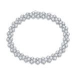 Kanong Luxury Fashion Mossan Diamond S925 Silver Bracelet