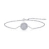 Luxury Fashion Mossan Diamond S925 Silver Bracelet
