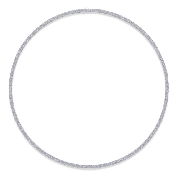 Winter Lake Luxury Fashion Set Mosan Diamond S925 Silver Necklace Rivaling Natural Diamonds