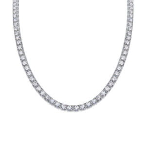 Endless Stream Of Stars 0.5ct Luxury Fashion Mossan Diamond S925 Silver Necklace