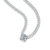 Cuban Necklace Luxury Fashion Diamond Pendant Necklace Set With Mosan Diamond Silver Ornaments