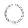 Diamond Ring Luxury Fashion Set Moissanite Silver Ring