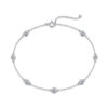 Smart Bubble Luxury Fashion Mossan Diamond S925 Silver Bracelet Comparable To Natural Diamonds