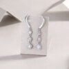 Classic Multi-diamond Set Moissanite Silver Earrings Luxury Fashion Diamond Earrings Stud Earrings