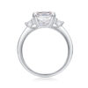 Baguette Diamond Ring Wedding Ring Luxury Moissanite Silver Ring