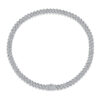 Men's Luxury Fashion Mosan Diamond S925 Silver Necklace Comparable To Natural Diamonds