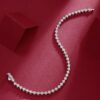 Starlight Luxury Fashion Mosan Diamond S925 Silver Bracelet