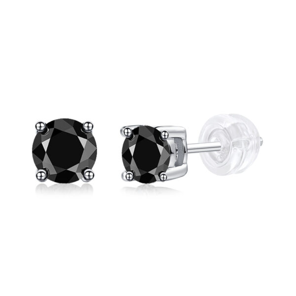Pure Love Luxury Fashion Diamond Earrings Stud Set Mosan Diamond Silver Jewelry