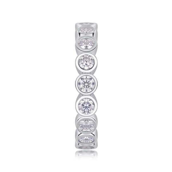 Diamond Ring Luxury Fashion Set Moissanite Silver Ring