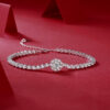 The Bridge Of Magpies Luxury Fashion Mosan Diamond Silver Jewelry Comparable To Natural Diamond Bracelet